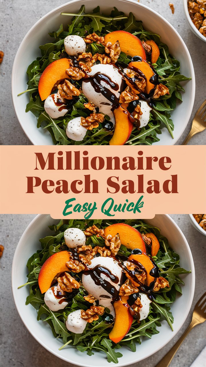 Millionaire Peach Salad: The Ultimate Luxurious Summer Dessert 2025