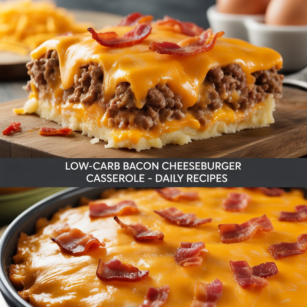 Low Carb Bacon Cheeseburger Casserole (Keto & Family-Friendly) 2025