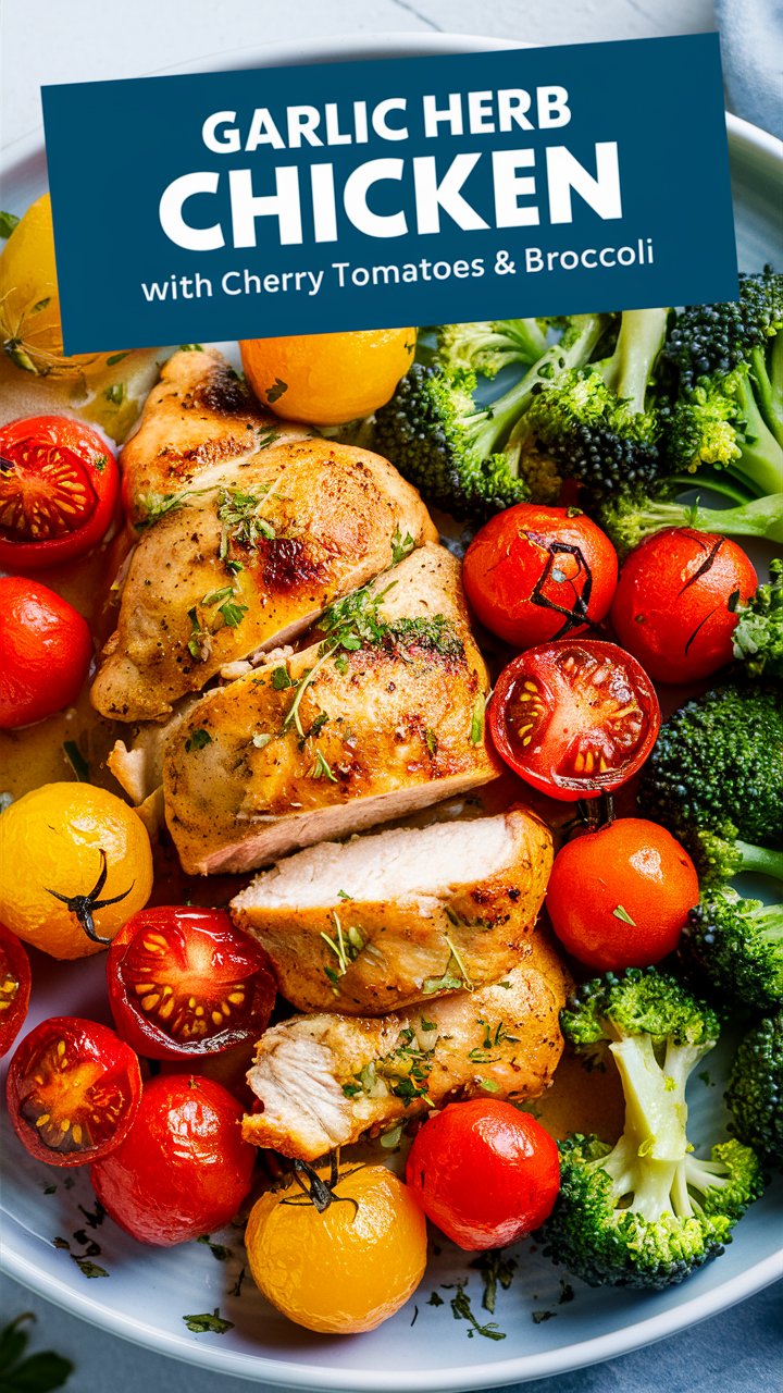 Garlic Herb Chicken with Cherry Tomatoes & Broccoli: A Flavor-Packed, Healthy Dinner 2025