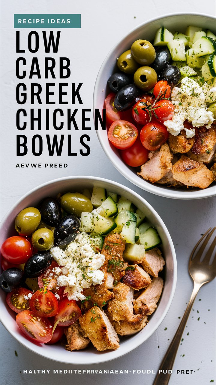 Low Carb Greek Chicken Bowls 2025
