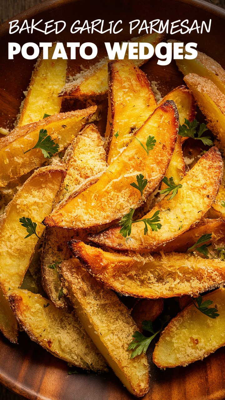 Baked Garlic Parmesan Potato Wedges: 2025