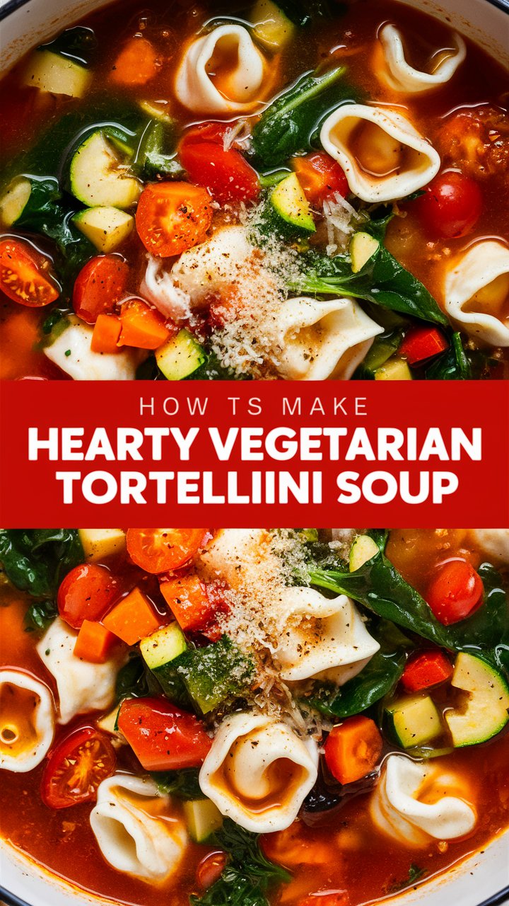 Hearty Vegetarian Tortellini Soup 2025