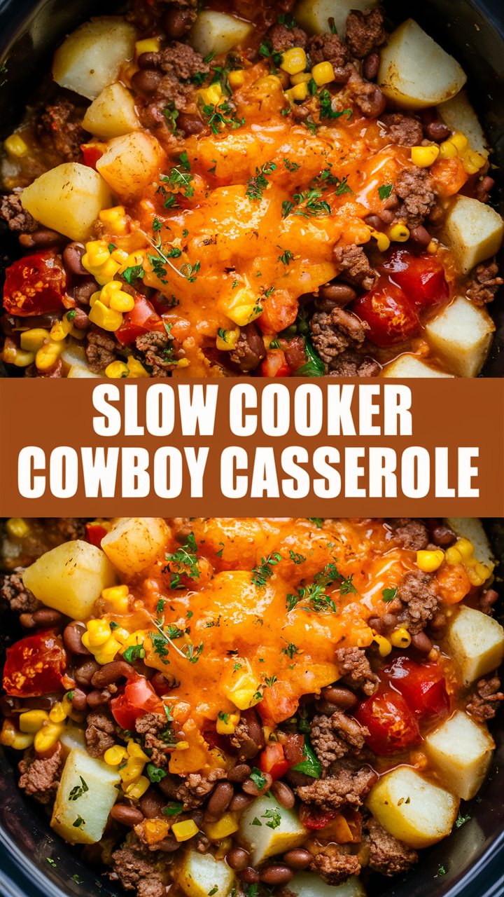 Slow Cooker Cowboy Casserole – The Ultimate Comfort Food Recipe 2025