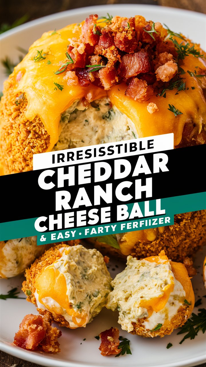 Irresistible Cheddar Ranch Cheese Ball 2025