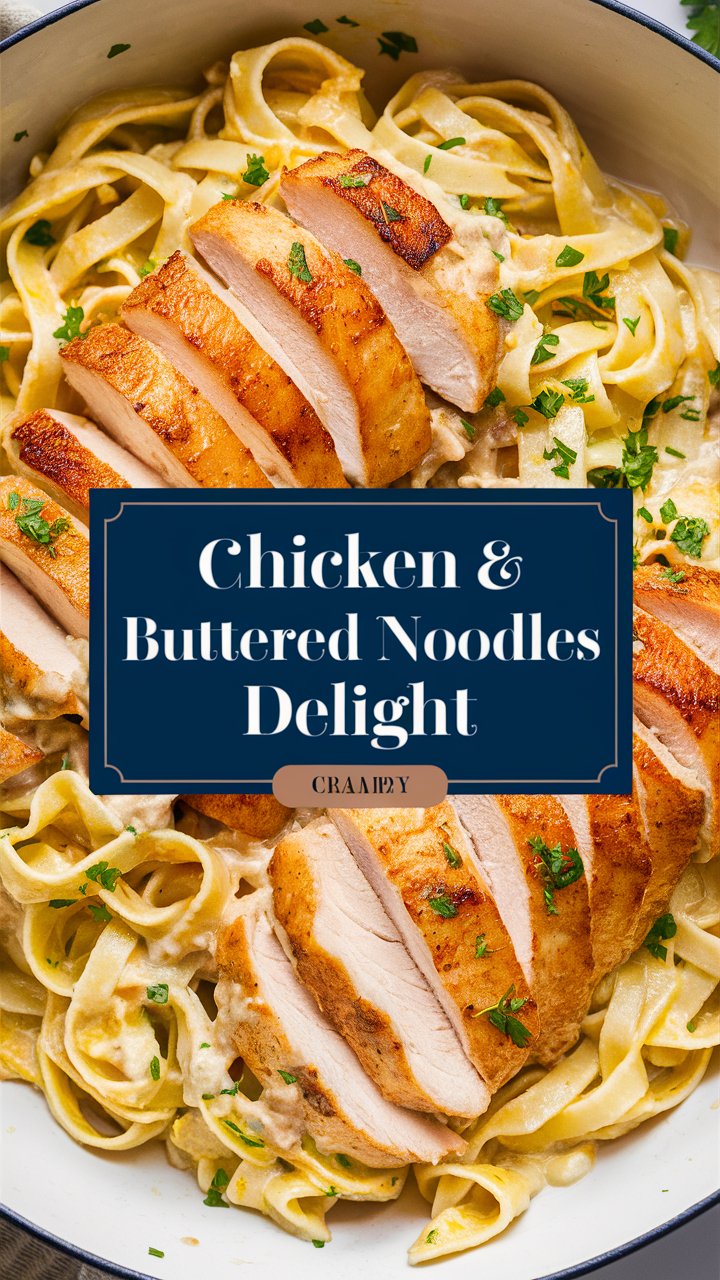 Classic Chicken with Buttered Noodles: The Ultimate Comfort Food Recipe