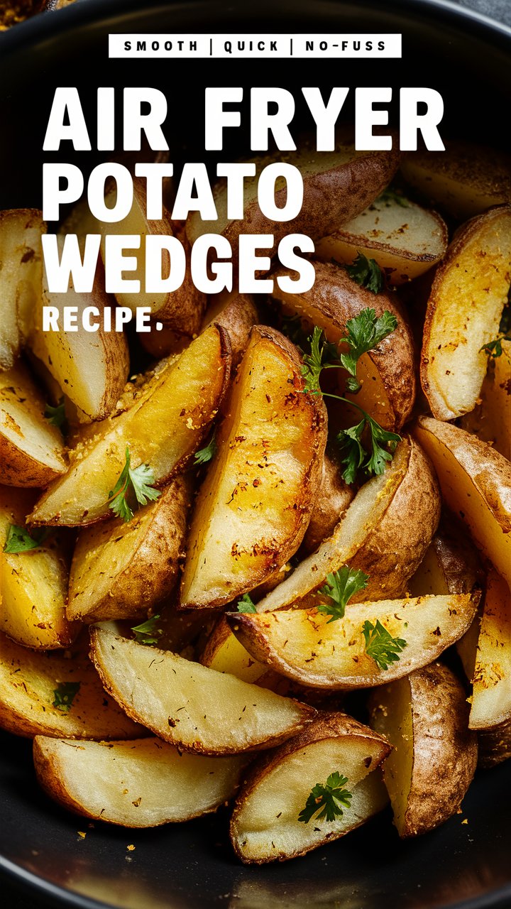 Air Fried Potato Wedges – Crispy, Healthy & Irresistible 2025