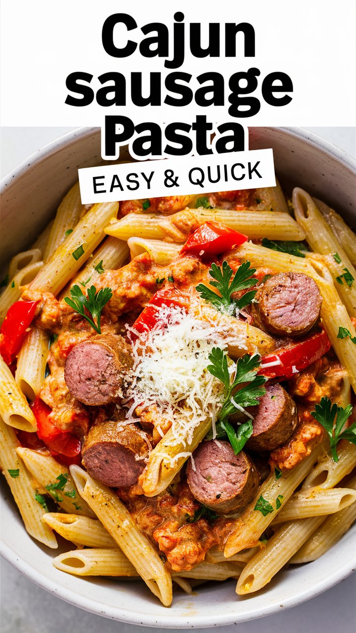 Creamy Cajun Sausage Pasta 2025