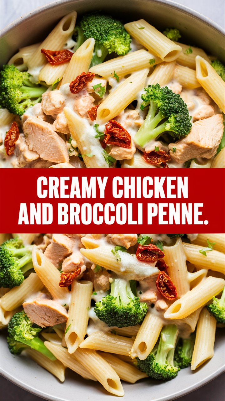Creamy Broccoli and Chicken Penne – Easy, Flavor-Packed Pasta Recipe 2025