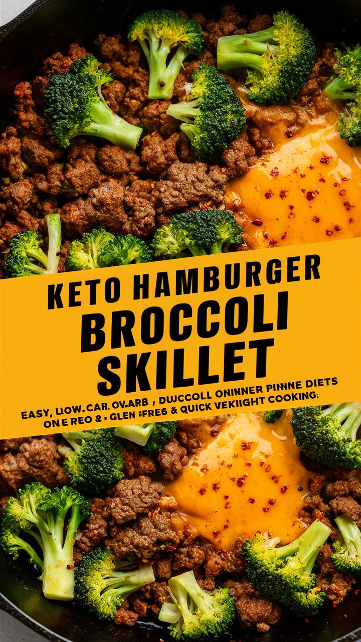 Keto Hamburger and Broccoli Skillet Recipe 2025