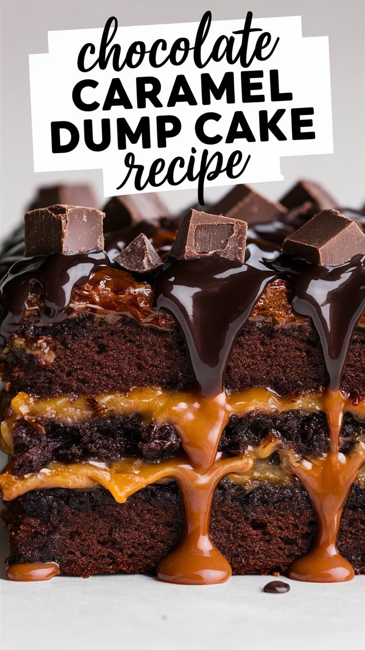 Chocolate Caramel Dump Cake (The Ultimate Gooey Dessert) 2025