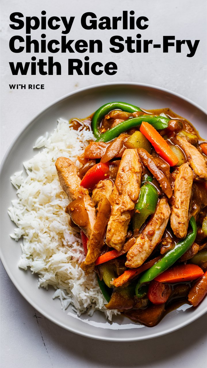 🌶️ Spicy Garlic Chicken Stir Fry with Rice 2025