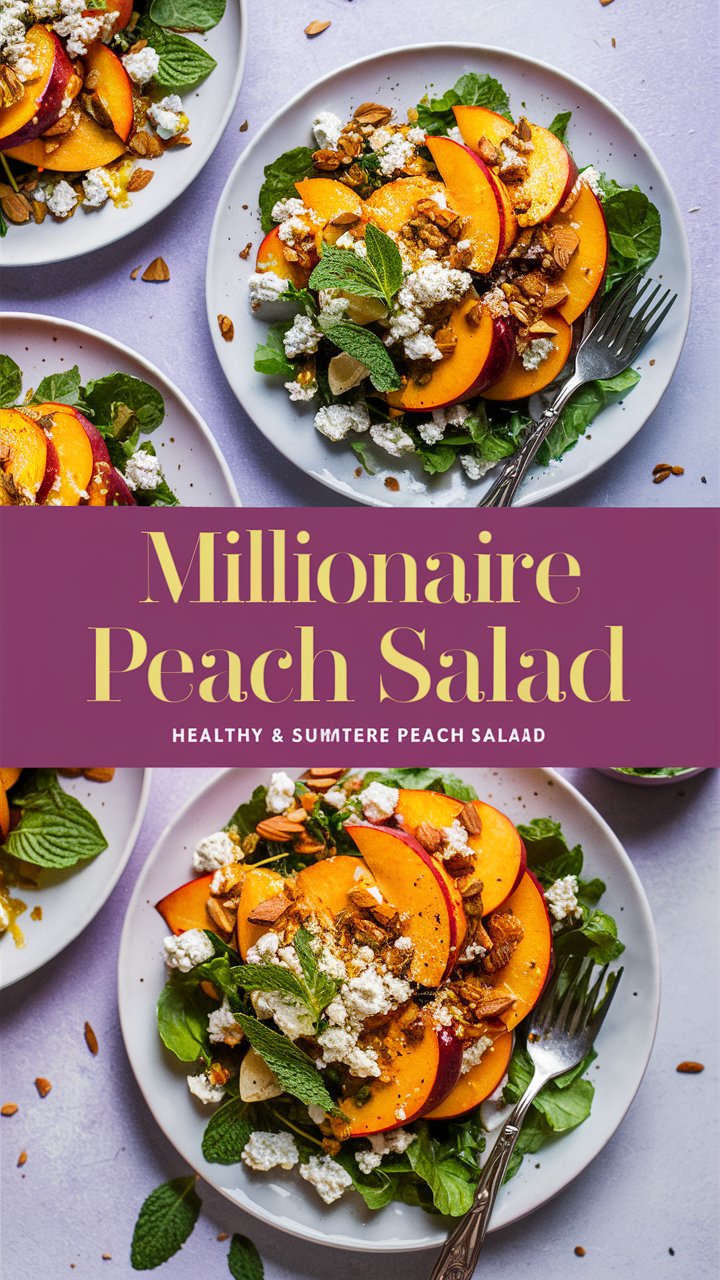 Millionaire Peach Salad: A Southern Classic with a Luxurious Twist 2025