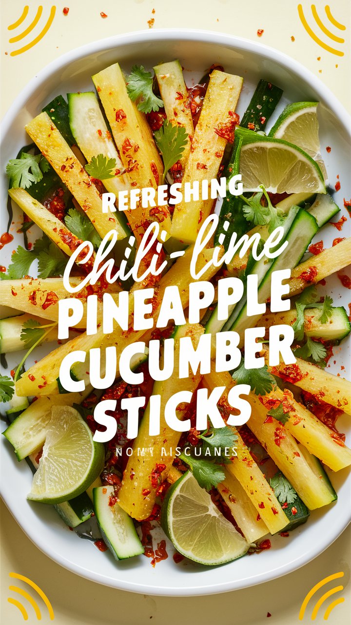 Refreshing Chili Lime Pineapple Cucumber Sticks 2025