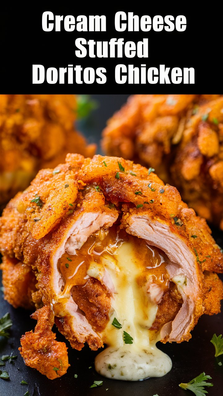Cream Cheese and Stuffed Doritos Chicken 2025