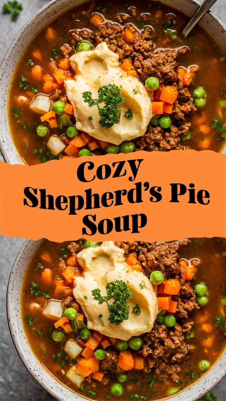 Comforting Shepherd’s Pie Soup – A Cozy Twist on a Classic 2025