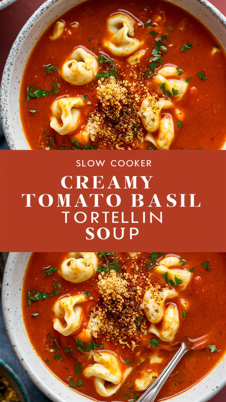Slow Cooker Creamy Tortellini Soup 2025