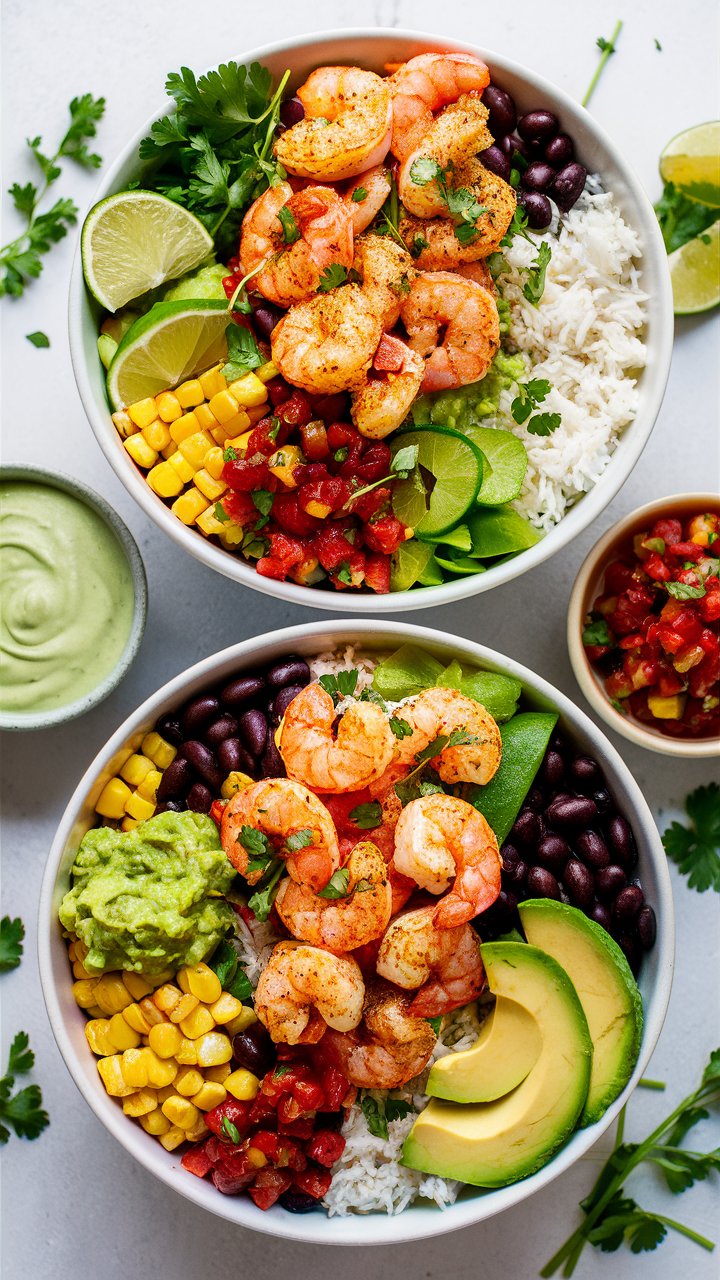 Shrimp Burrito Bowls Recipe – Flavor-Packed, Healthy & Easy to Make