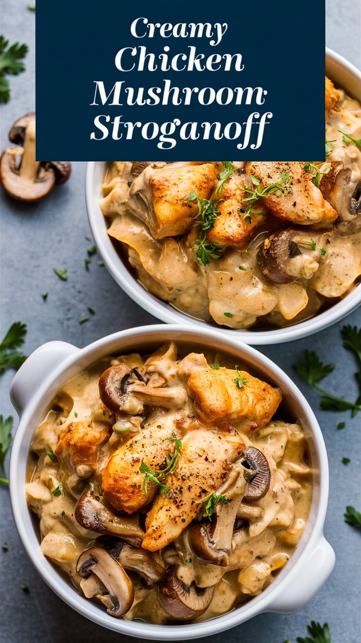Creamy Chicken Mushroom Stroganoff – The Ultimate Comfort Food 2025