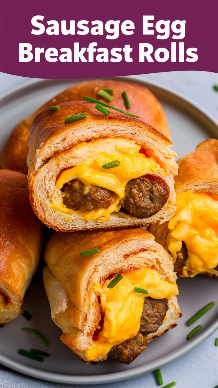 Sausage and Egg Breakfast Rolls Recipe