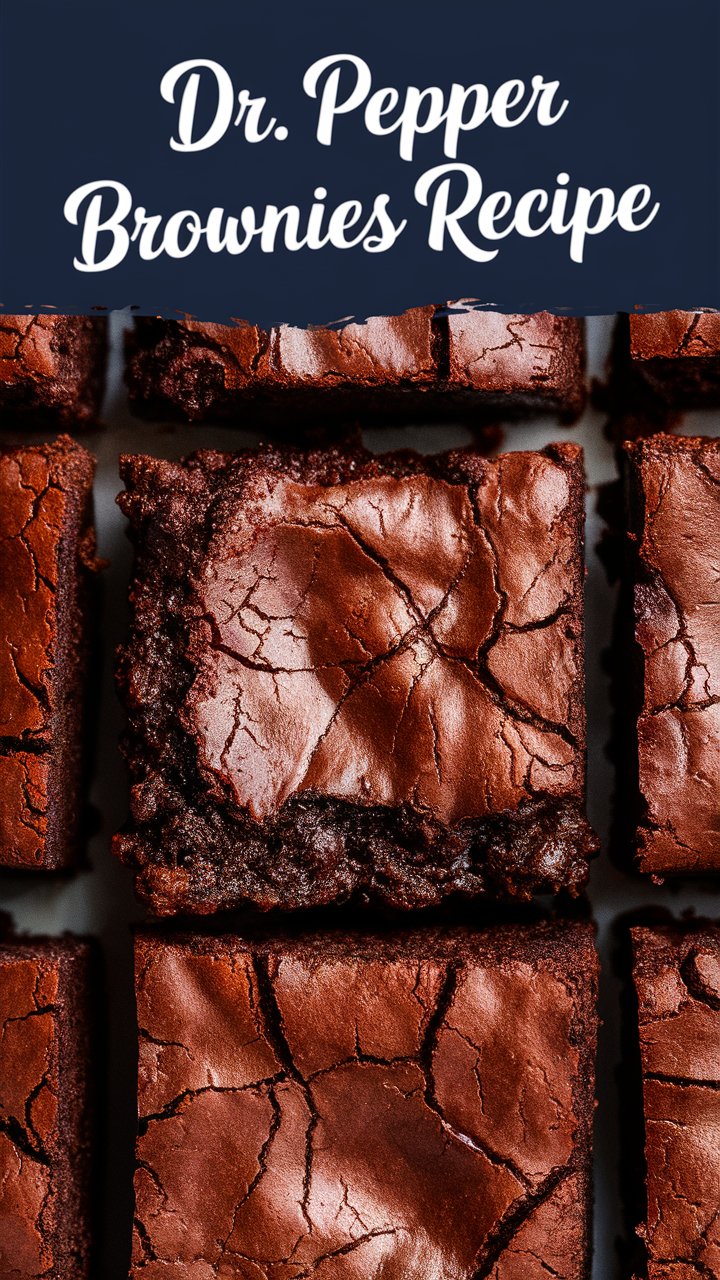 Dr. Pepper Brownies Recipe – The Ultimate Guide 2025