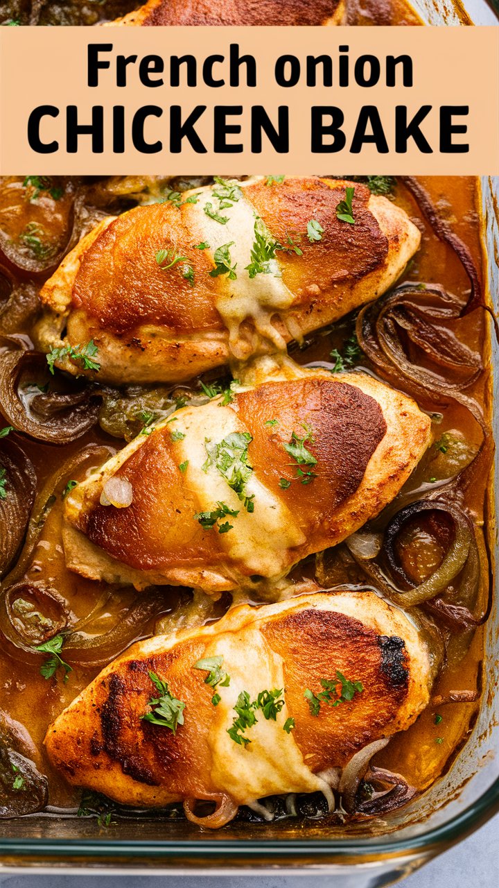 French Onion Chicken Bake – The Ultimate Comfort Dish