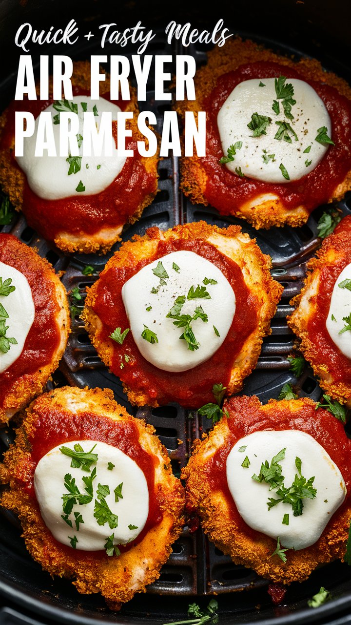 Air Fryer Chicken Parmesan – Crispy Cheesy & Healthier 2025