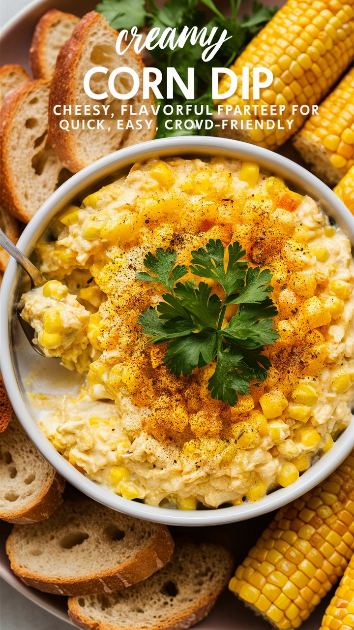 🌽 Creamy Corn Dip Recipe (Best Ever Party Appetizer) 2025