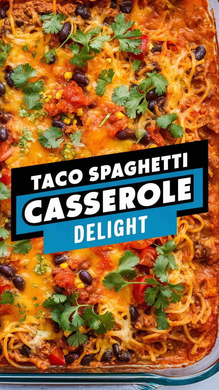 Taco Spaghetti Casserole Recipe 2025