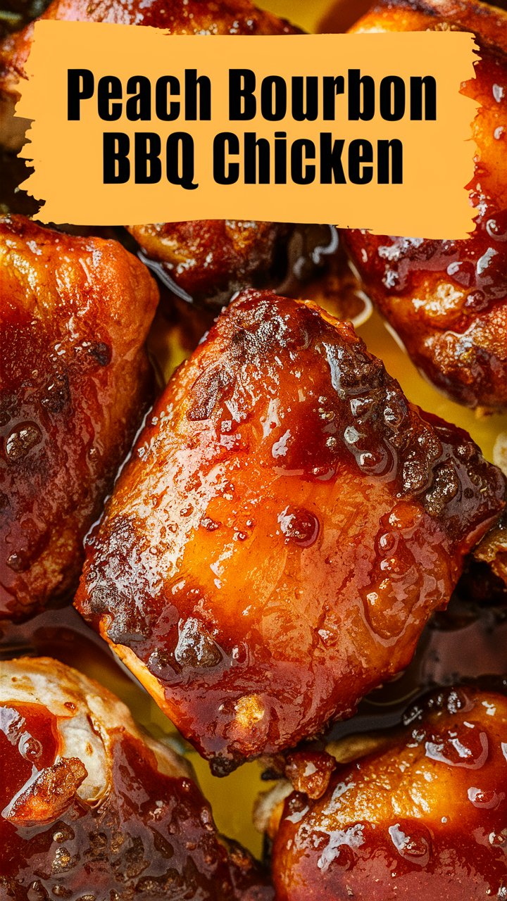 Bourbon Peach BBQ Chicken 2025
