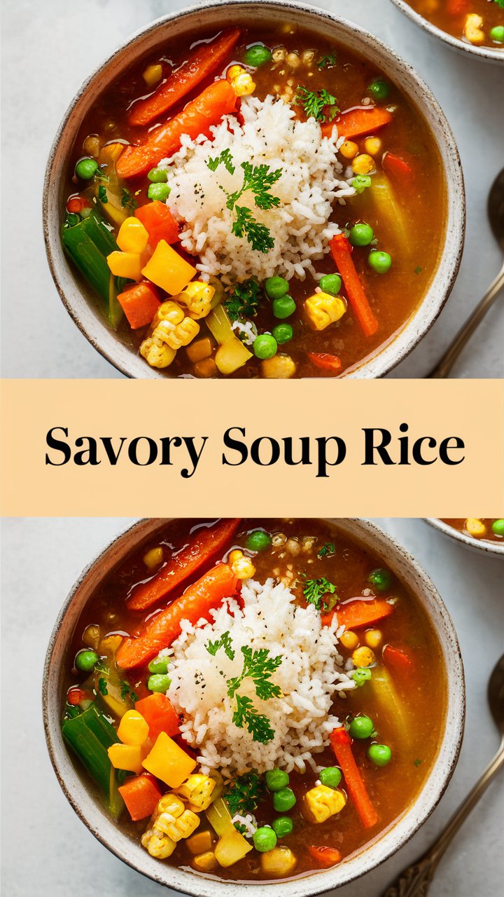 Savory Soup Rice Recipe – The Ultimate Comfort Bowl 2025