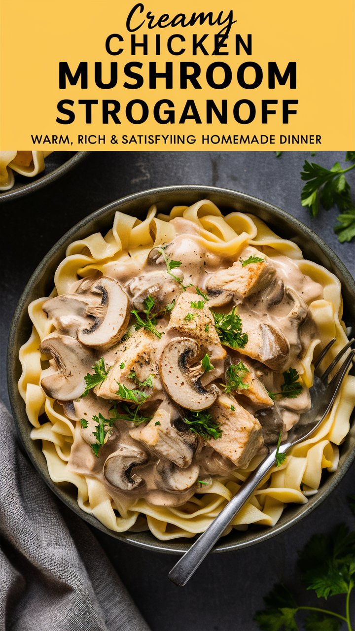 Creamy Chicken Mushroom Stroganoff – The Ultimate Complete Guide