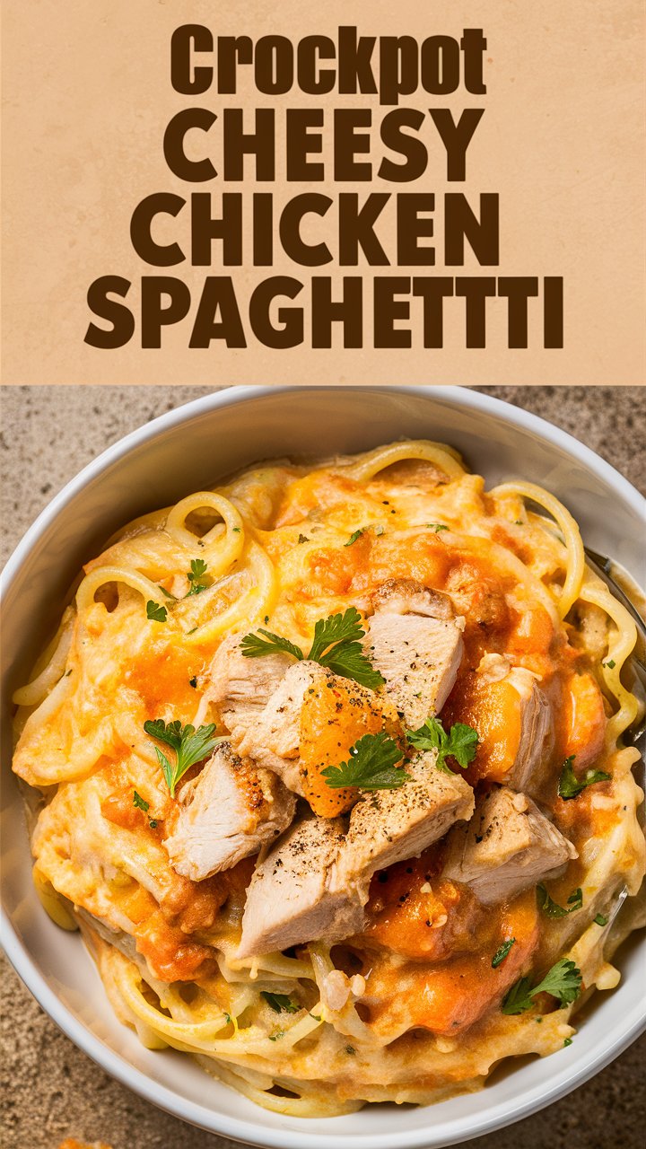 Crockpot Cheesy Chicken Spaghetti – The Ultimate Slow Cooker Comfort Dish 2025